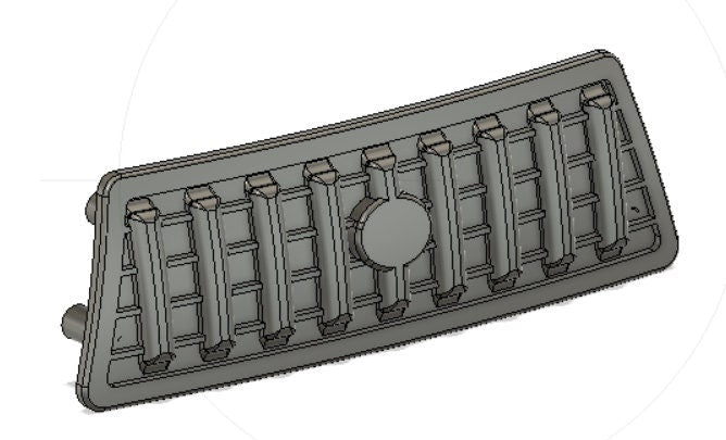 Honcho Older Toyota Style Front Grill - Updated w/ Logo Spot! - Unpainted for SCX6