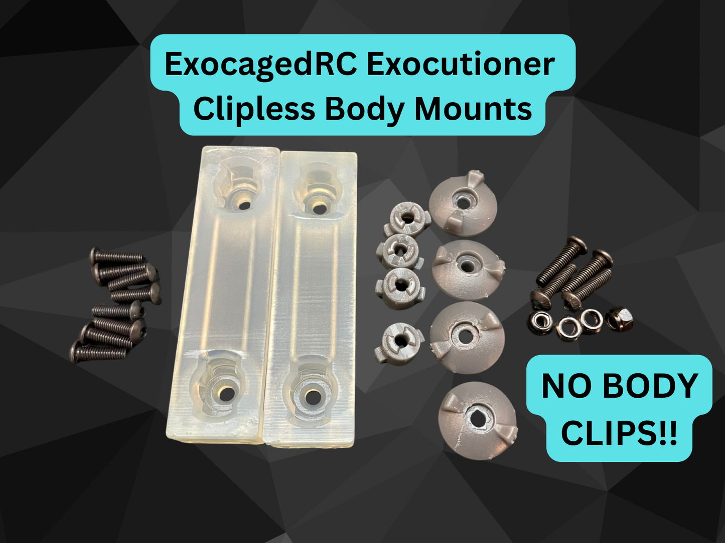 Clipless Body Mounts for Exocutioner Chassis