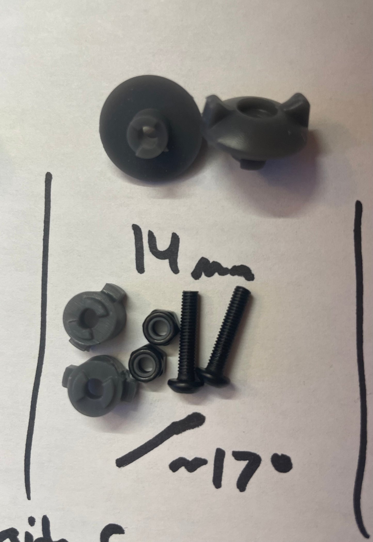 Universal/TT-02 Clipless Body Mounts Kit