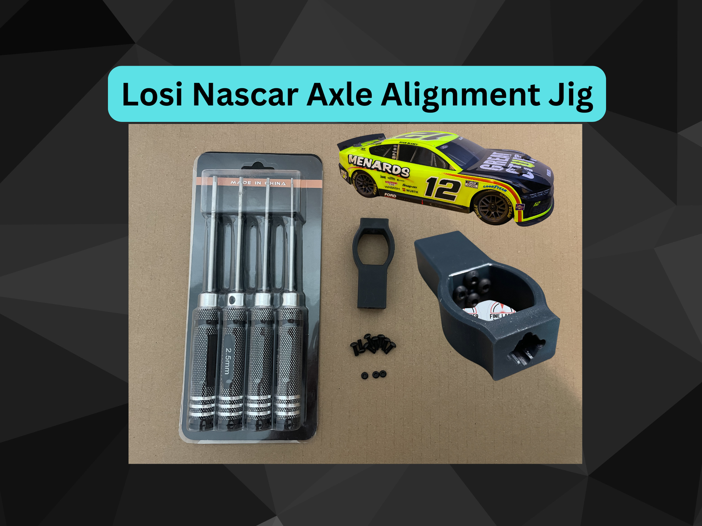 Axle Alignment Tool for Losi NASCAR