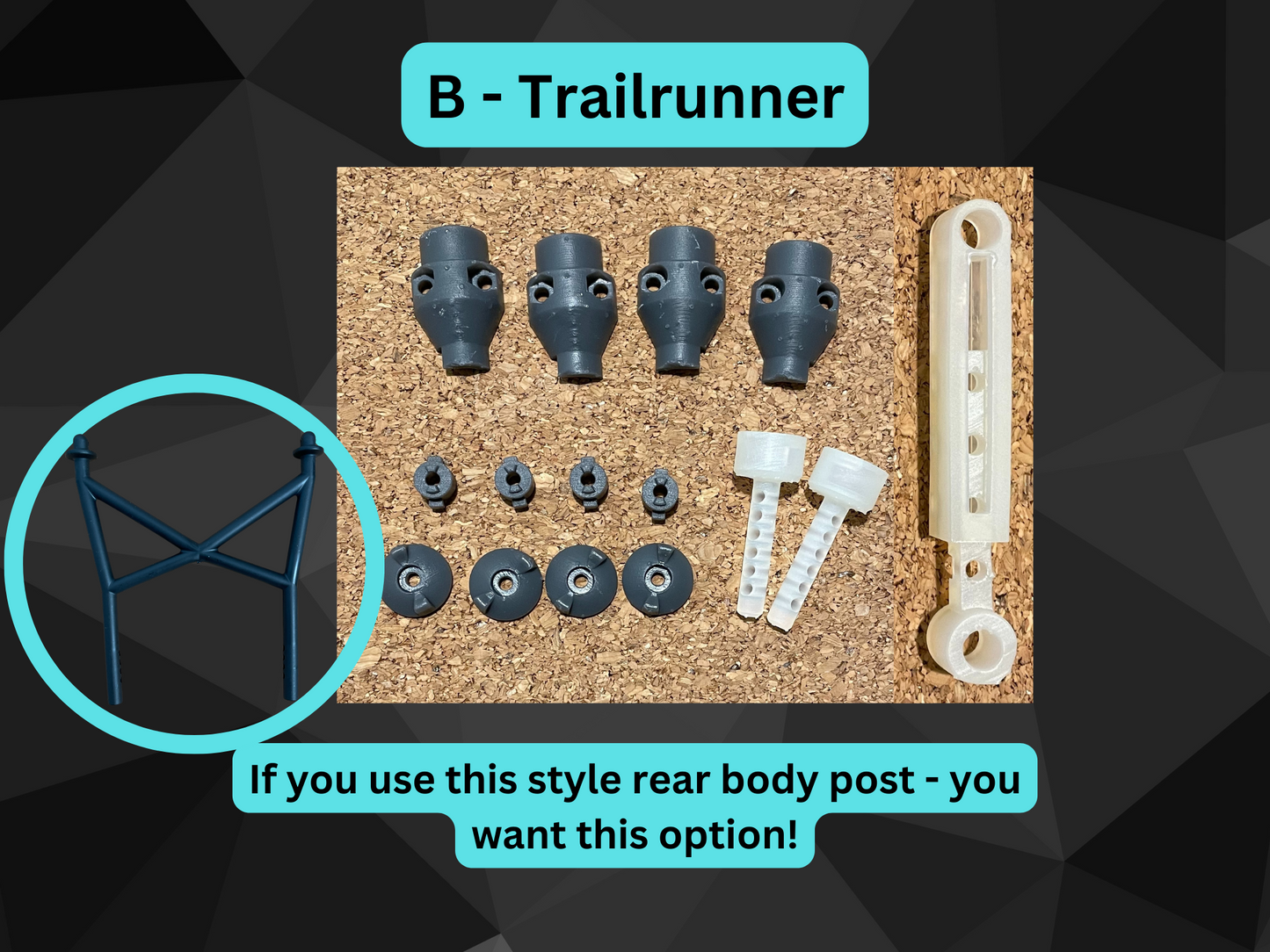 Clipless Body Mount for Element Knightrunner/Trailwalker & Trailrunner