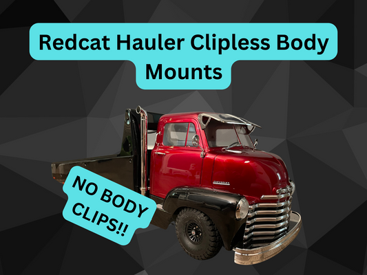 Clipless Body Mounts for Redcat Custom Hauler