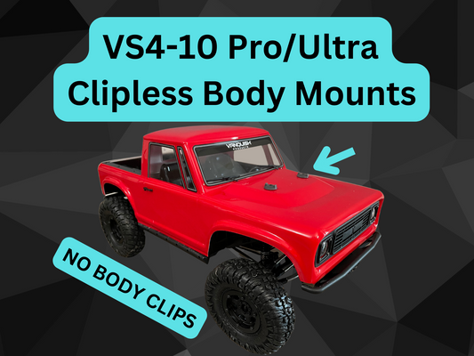 Clipless Body Mounts for Vanquish VS4-10 Pro/Ultra
