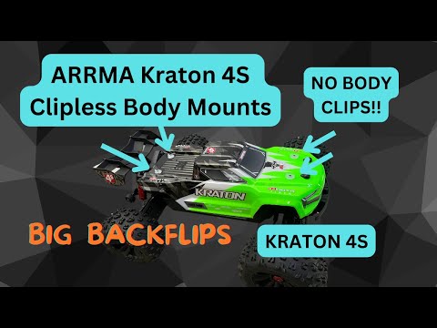 Clipless Body Mounts for Arrma Kraton/Outcast 4S – Fine Laser Designs