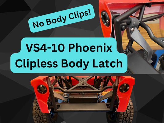 Clipless Body Latch for Vanquish VS4-10 Phoenix/Fordyce